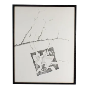 Abstract Charcoal Drawing by James L. Bruch
