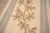 9x12 Vintage Aubusson Flat Weave Wool Rug, Lilac Grey Fern and Vine Stripe For Sale - Image 13 of 16
