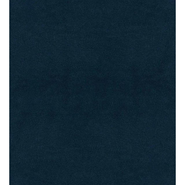 The House of Scalamandré Bay Velvet Fabric, Navy For Sale