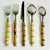 Late 20th Century Chinoiserie Coastal Bamboo 18/8 Stainless Flatware Service for 10 - 50 Pieces For Sale - Image 10 of 13