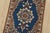 An authentic vintage traditional Nain rug hand-knotted with fine wool and natural dyes. This oriental rug features a...