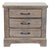 Vaughan Bassett Cool Rustic Clear Maple Three Drawer Nightstand For Sale
