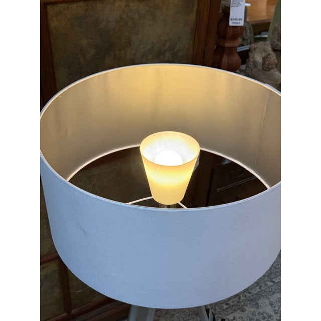 Industrial Tripod Design Surveyors Floor Lamp For Sale - Image 3 of 11