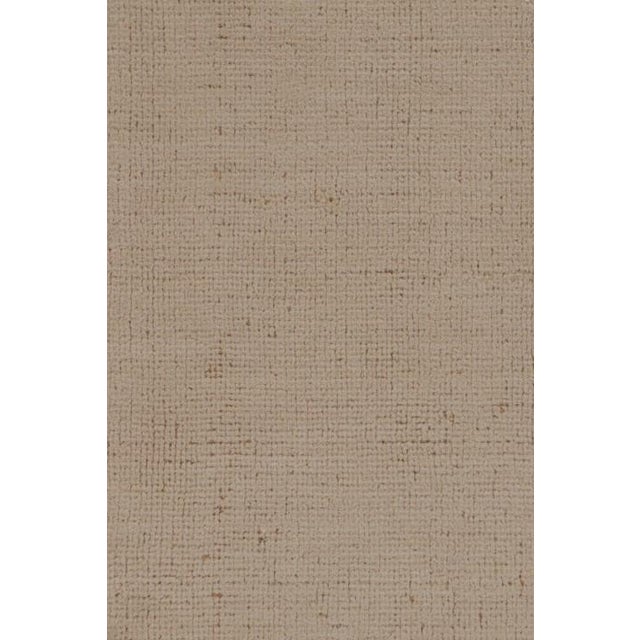 Rug & Kilim’s Modern Textural Extra-Long Runner Rug in Cream Tones For Sale In New York - Image 6 of 9