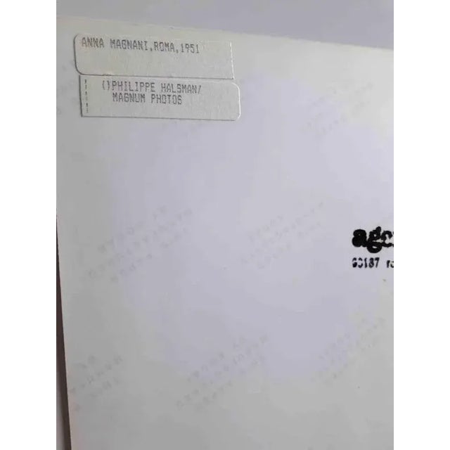 Vintage b/w photograph realized by Philippe Halsman in 1951. Copyright: Magnum Photos and Agenzia Contrasto. Excellent...