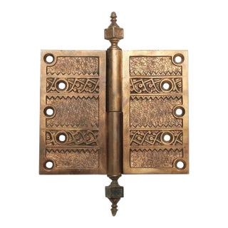Mid 20th Century Ornate Butt Door Hinge For Sale