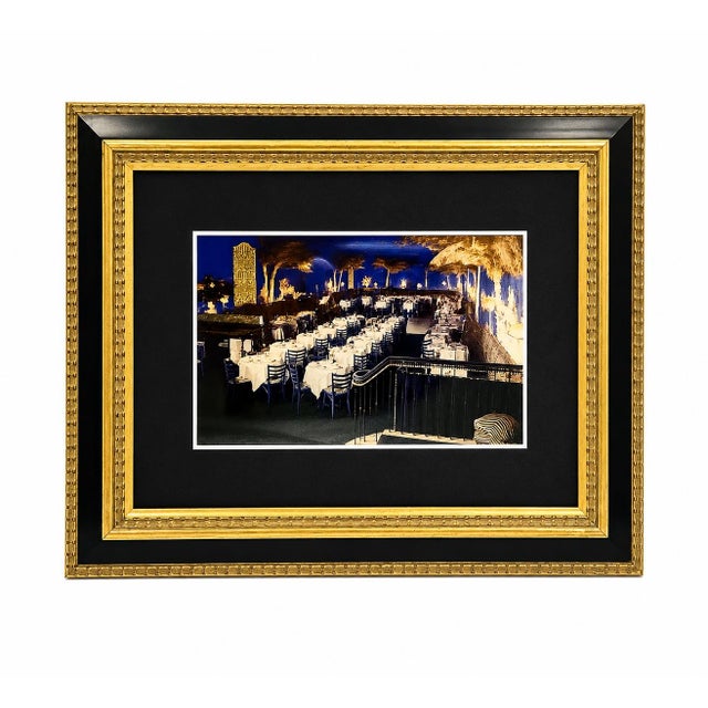 Vintage El Morocco Nyc Nightclub Framed Dining Room Photograph 8x10 New York For Sale - Image 10 of 10