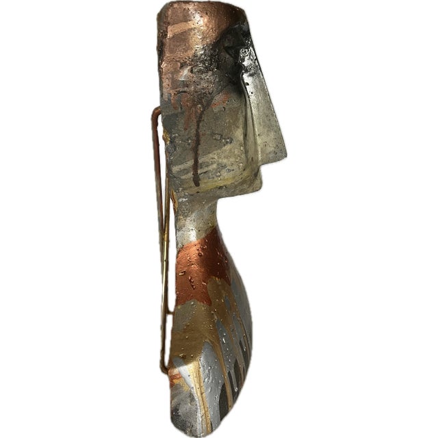 African Warrior Sculpture by Artist Arturo Rovirosa For Sale - Image 3 of 11