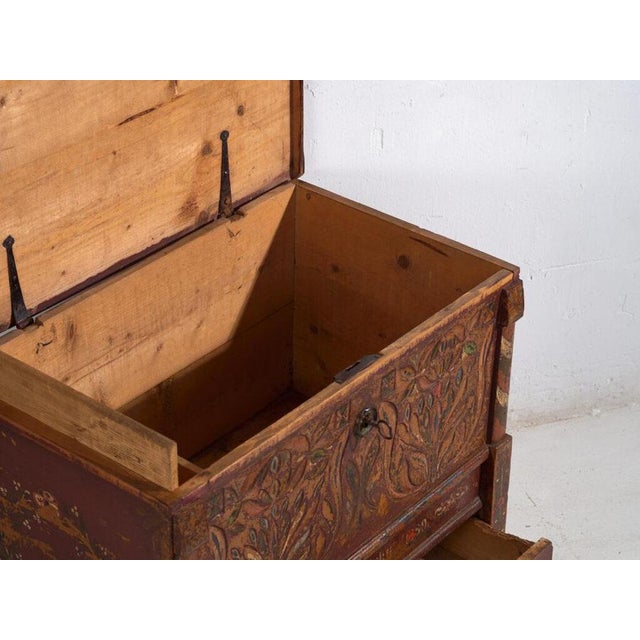 European Dowry Chest by Amaru, 1889 For Sale - Image 6 of 14