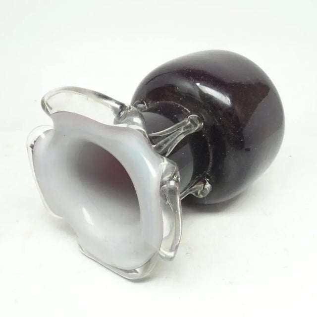 Glass Postmodern Vase from HSG Tarnowiec, Poland, 1970s For Sale - Image 7 of 9