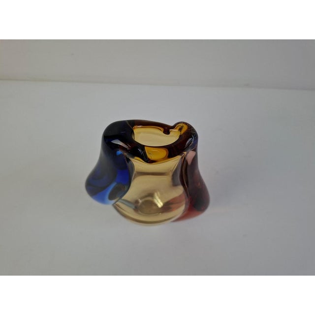 Mid-Century Modern Czech Art Glass Vase attributed to Hana Machovska Mstisov, 1960s For Sale - Image 16 of 18