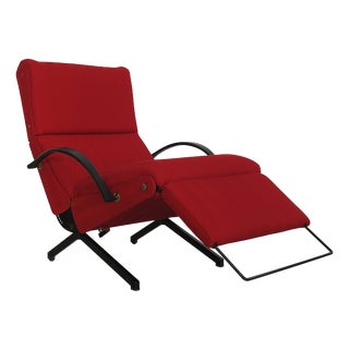 Italian Model P40 Reclining Chair by Osvaldo Borsani for Tecno, Italy, 1950s For Sale