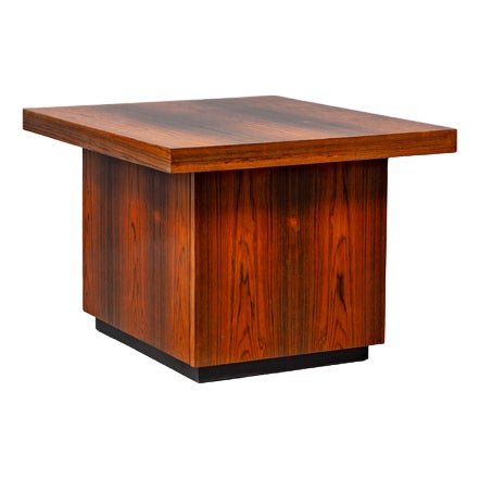Rosewood Coffee Table with Secret Compartment, 1960s For Sale