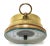 Vintage Brass Wall Mount or Desk Top Barometer Made in Germany For Sale In Boston - Image 6 of 13