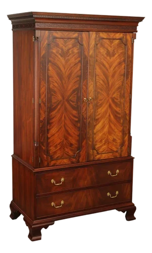 Henkel Harris Mahogany Entertainment Armoire