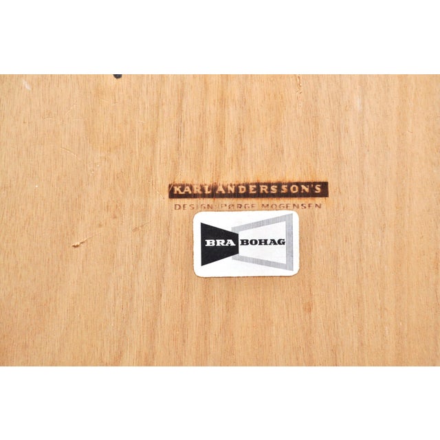 Danish Oak and Teak Chest of Drawers by Børge Mogensen for Karl Andersson & Söner, 1960s For Sale - Image 10 of 11