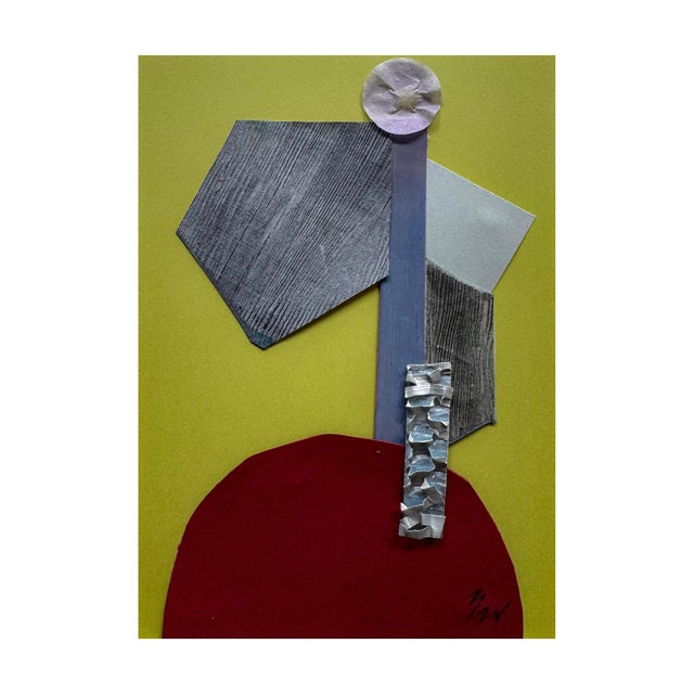 "Pop Music" is an original mixed media collage on paper by Zac Woodiel. This is one of twenty pieces in the "Pop Music"...