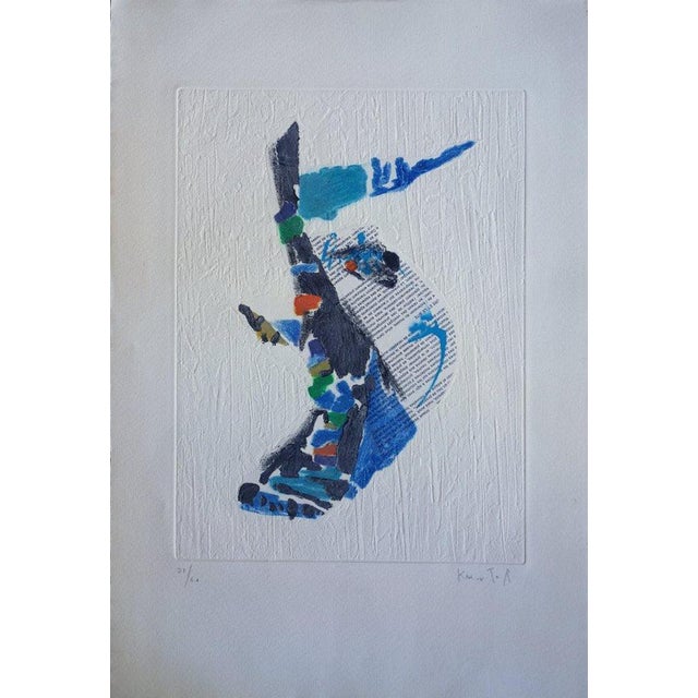 Judith Viviane Kaantor, Composition, Etching For Sale - Image 7 of 7