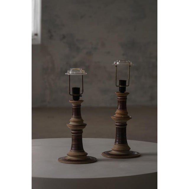 Mid-Century Modern Ceramic Table Lamp by Tue Poulsen, Denmark, 1970s For Sale - Image 13 of 18