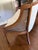 Vintage Cane-Back Upholstered Settee / Loveseat For Sale - Image 4 of 9