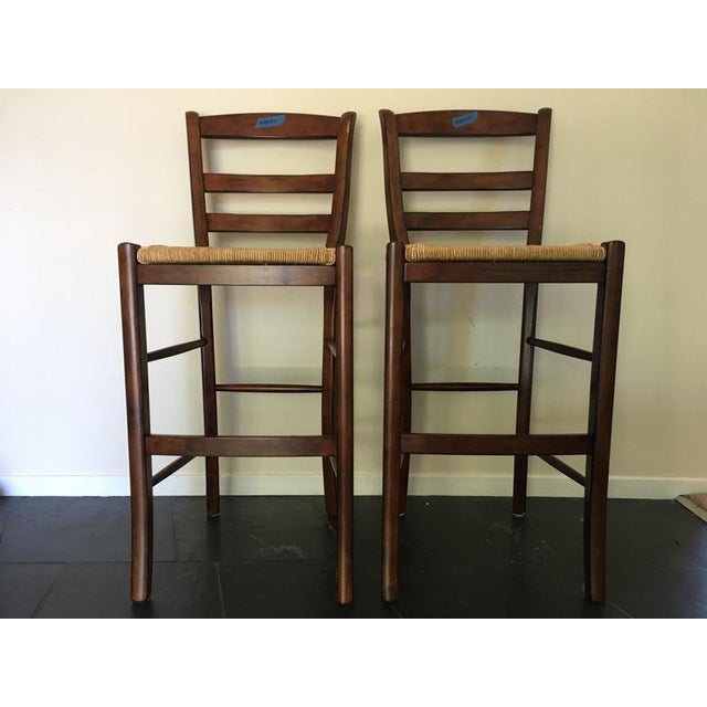 Pottery Barn Contemporary Bar Stools A Pair Chairish