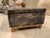 Mid Century Gray Marble Box Gold Mounts For Sale - Image 4 of 12