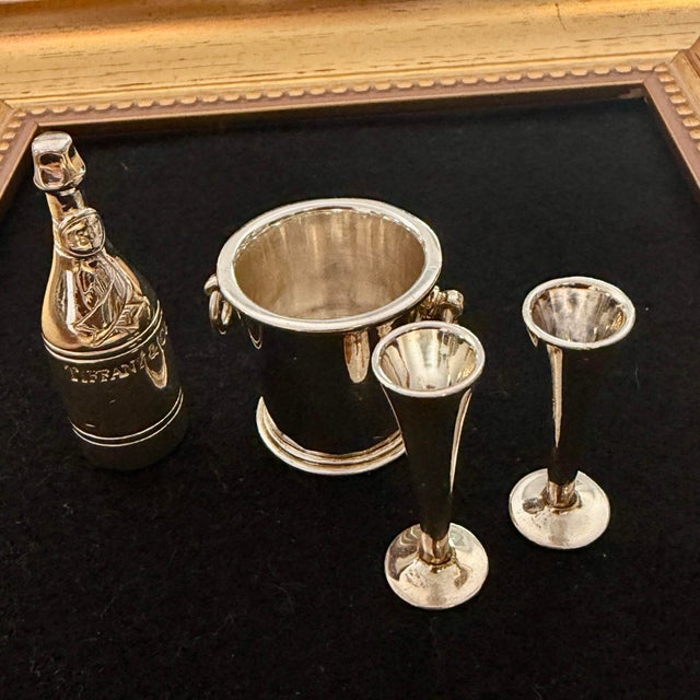 Tiffany & Co. Miniature Sterling Silver Champagne Service for Two For Sale - Image 10 of 10