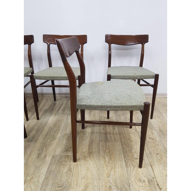 Mid-Century No. 603 Chairs from Lübke, 1960s, Set of 5 For Sale - Image 12 of 18