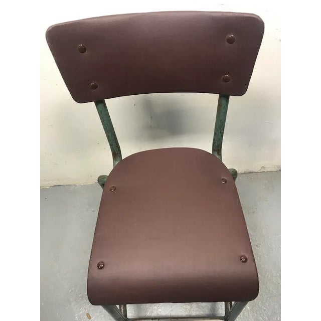 Brown French Official's High Chair, 1950s For Sale - Image 8 of 12