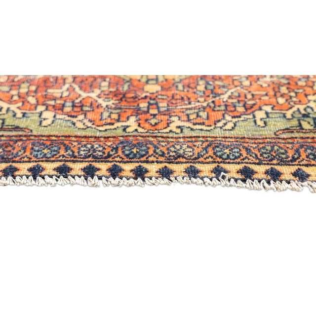 Antique Farahan Sarouk Rug 8'7'' x 10'5'' For Sale - Image 9 of 12