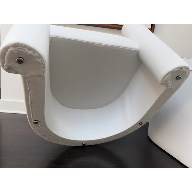 1980s Casa Bique High-Fashion Scroll Chairs Pair For Sale - Image 16 of 17