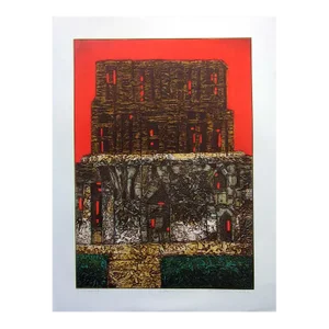 Dean Meeker Palanque Original Signed Intaglio Collagraph Artwork