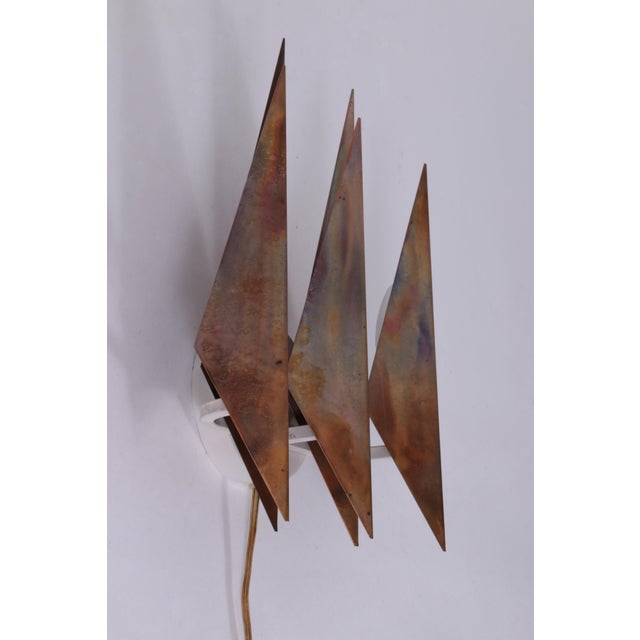 1970s Danish Copper Wall Lamp by Svend Aage Holm Sorensen, 1960s For Sale - Image 5 of 14