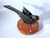 Farmhouse Modern Folk Art by Mikel Davison - Bird on a Flowered Base For Sale - Image 3 of 7