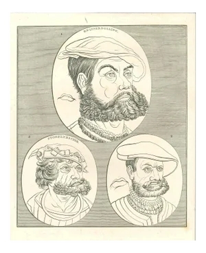 Thomas Holloway, Portrait of Knipperdolling, Etching, 1810