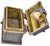 Mid 20th Century Hand-Engraved Calligraphy-Patterned Brass Keepsake W/ Handle For Sale - Image 9 of 13