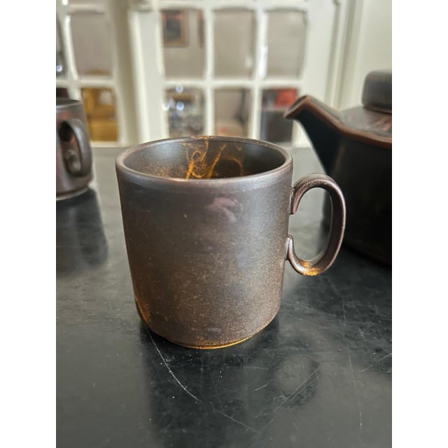 Ruska Tea Set by Ulla Procope, 1960s, Set of 8 For Sale - Image 4 of 18