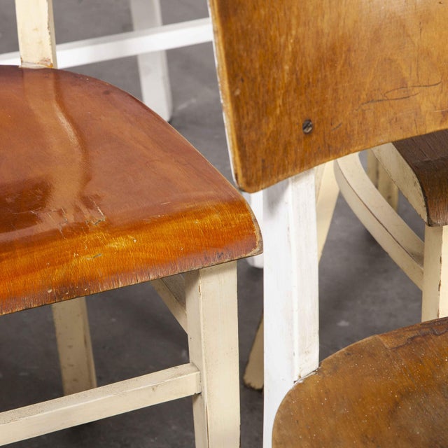 Bentwood Painted Dining Chairs from Thon, 1950s, Set of 6 For Sale - Image 12 of 18