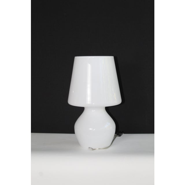 Mid 20th Century Mid 20th Century Fontanaarte Style Murano Glass Lamp For Sale - Image 5 of 10