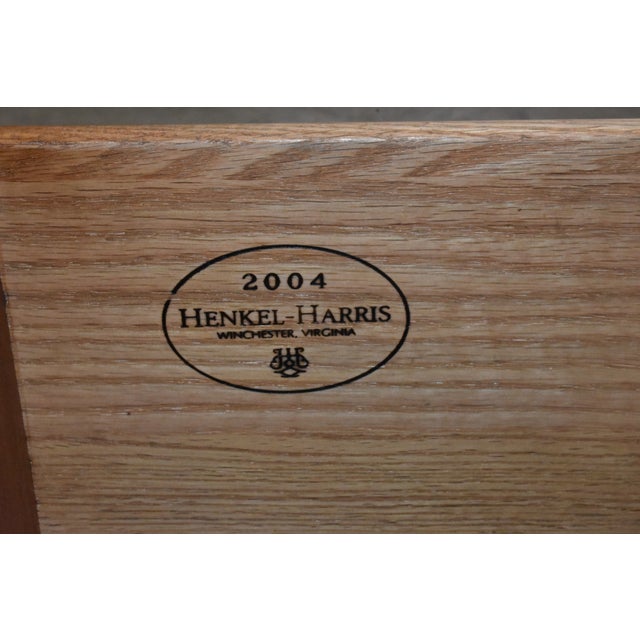 Henkel Harris Mahogany Chippendale Display Cabinet Style 2301 For Sale - Image 16 of 16