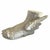 Masterpiece and Museum Pair of Feet of "Mercury" 19th Century in Carrara marble 46 x 30 x 20cm good condition for the...