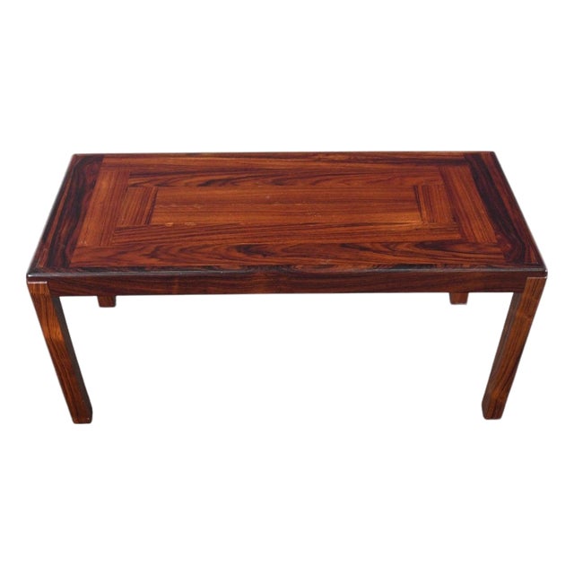 Vejle Stole Møbelfabrik Danish Rosewood Coffee Table, 1970s For Sale