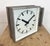 Industrial Square Double Sided Factory Wall Clock from Pragotron, 1970s For Sale - Image 4 of 16
