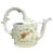 Shabby Chic Vintage Ceramic Hand-Painted Watering Can For Sale - Image 3 of 10