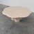 French Sculptural Travertine Flower Coffee Table, 1980s For Sale - Image 9 of 16