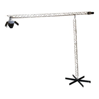 Industrial-Style Floor Lamp Crane C Jere Mid-Century Modern For Sale