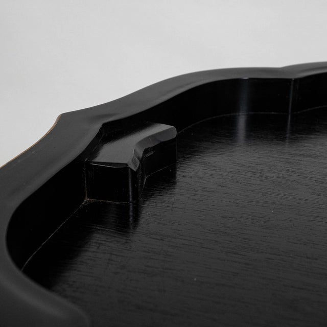 Regency Style English Tray Table With Gilt Papier-Mâché Top For Sale - Image 4 of 9