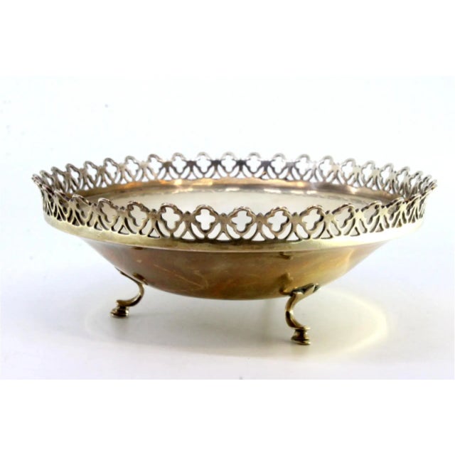 Silver Candy Box with Wire Rack Rim and Horses Feet-Shaped Feet For Sale - Image 3 of 8