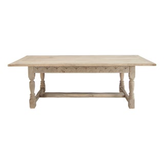 20th Century Spanish Country Oak Dining Table, 1930s For Sale