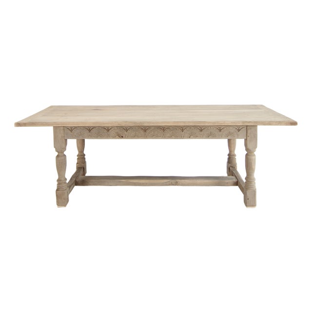 20th Century Spanish Country Oak Dining Table, 1930s For Sale